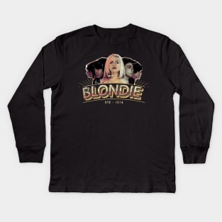 Band 1975 Retro - Blondie Kids Long Sleeve T-Shirt